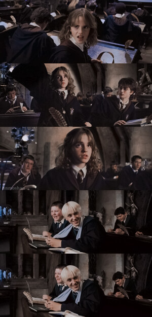 德赫 汤艾 Hermione Granger, Emma Watson; Draco Malfoy, Tom Felton
[weibo@不想登记阿尼马格斯]