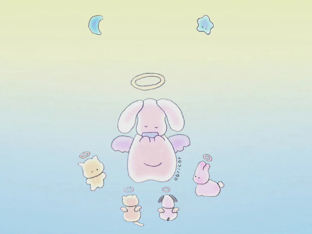 ipad电脑背景图片壁纸锁屏氛围感好看可爱搞怪卡通高级感