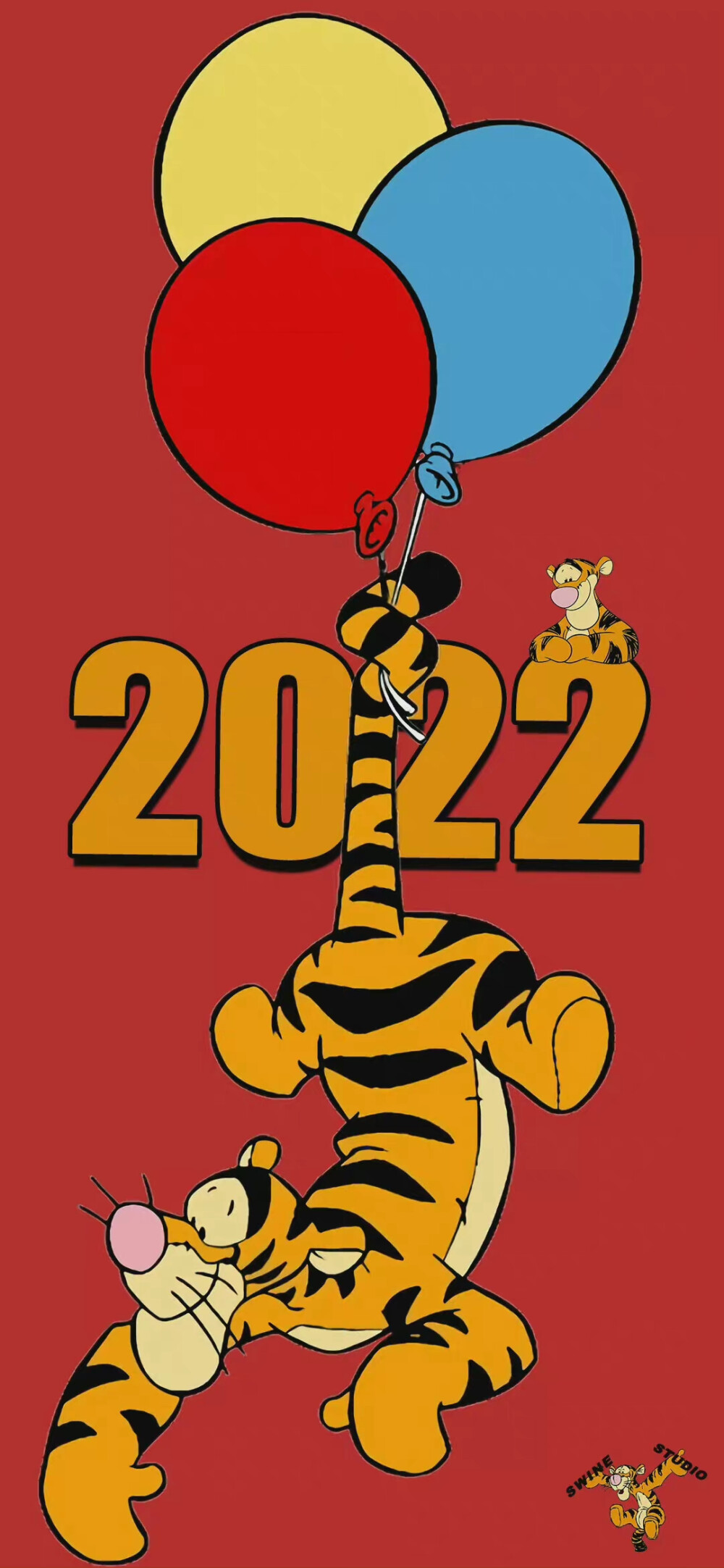 2022跳跳虎新年壁纸
图源： @SWINE_STUDIO
