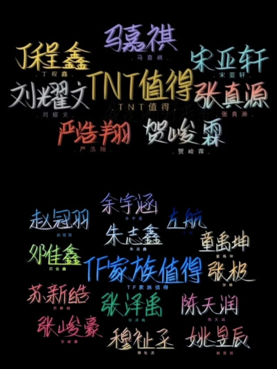 TF家族二代三代