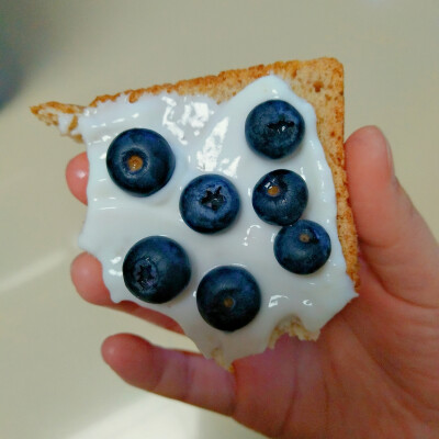 面包 酸奶 蓝莓