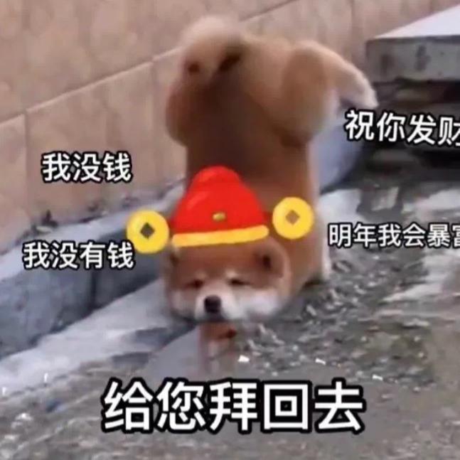 柴犬拜年表情包
