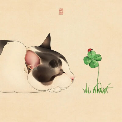 一位来自墨尔本的艺术家不仅为自己的猫开通了Youtube账号，展示它的日常生活，为它编排小剧场，还以猫为原型，创作了一系列水彩画作品，在Instagram上收获了一批粉丝。这只名叫“花椰菜”的猫咪有着漂亮的花纹，圆滚…