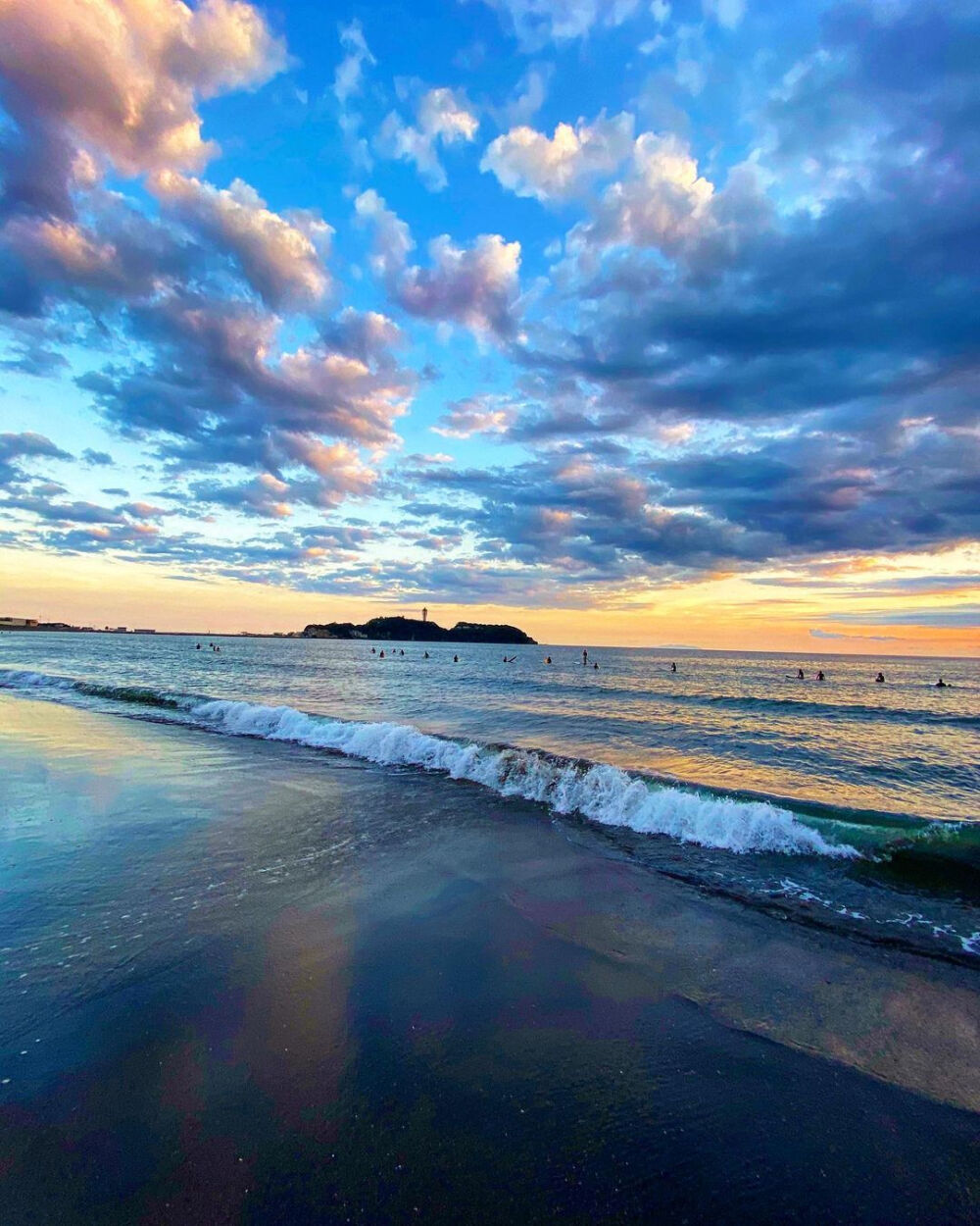 日本 神奈川県 湘南 鵠沼海岸