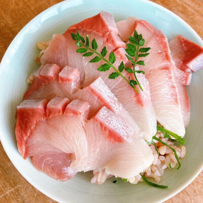 寒ブリ 寒鰤 海鮮丼 冬季鰤鱼 海鲜饭