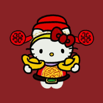 新年 财神 kitty头像