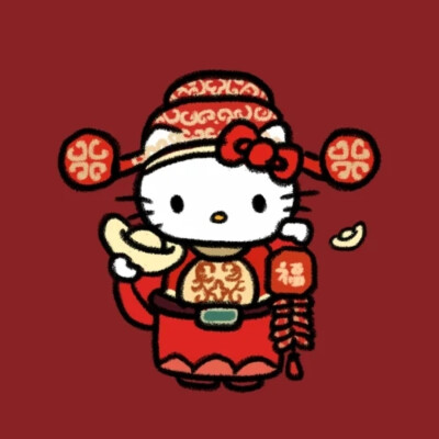 新年 财神 kitty头像