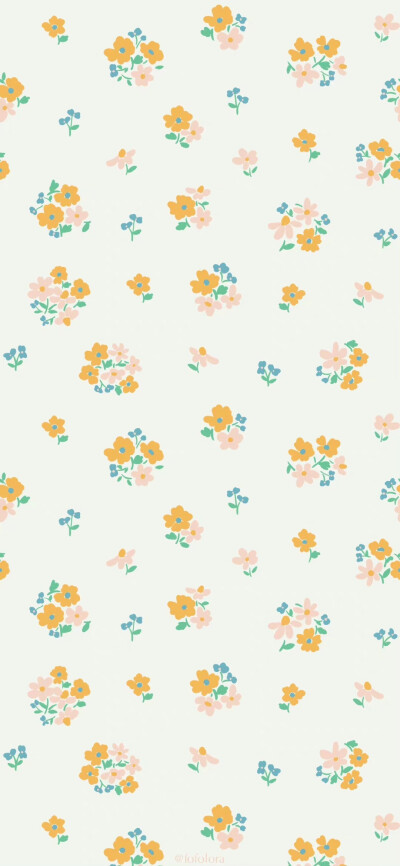 碎花平铺壁纸
原创：fofolora_