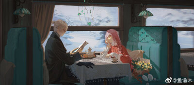 山水遥迢 风雪兼程
从天光乍现 到暮雪白头
画师：鱼俞木