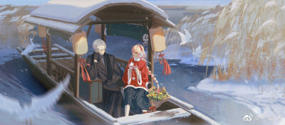 山水遥迢 风雪兼程
从天光乍现 到暮雪白头
画师：鱼俞木