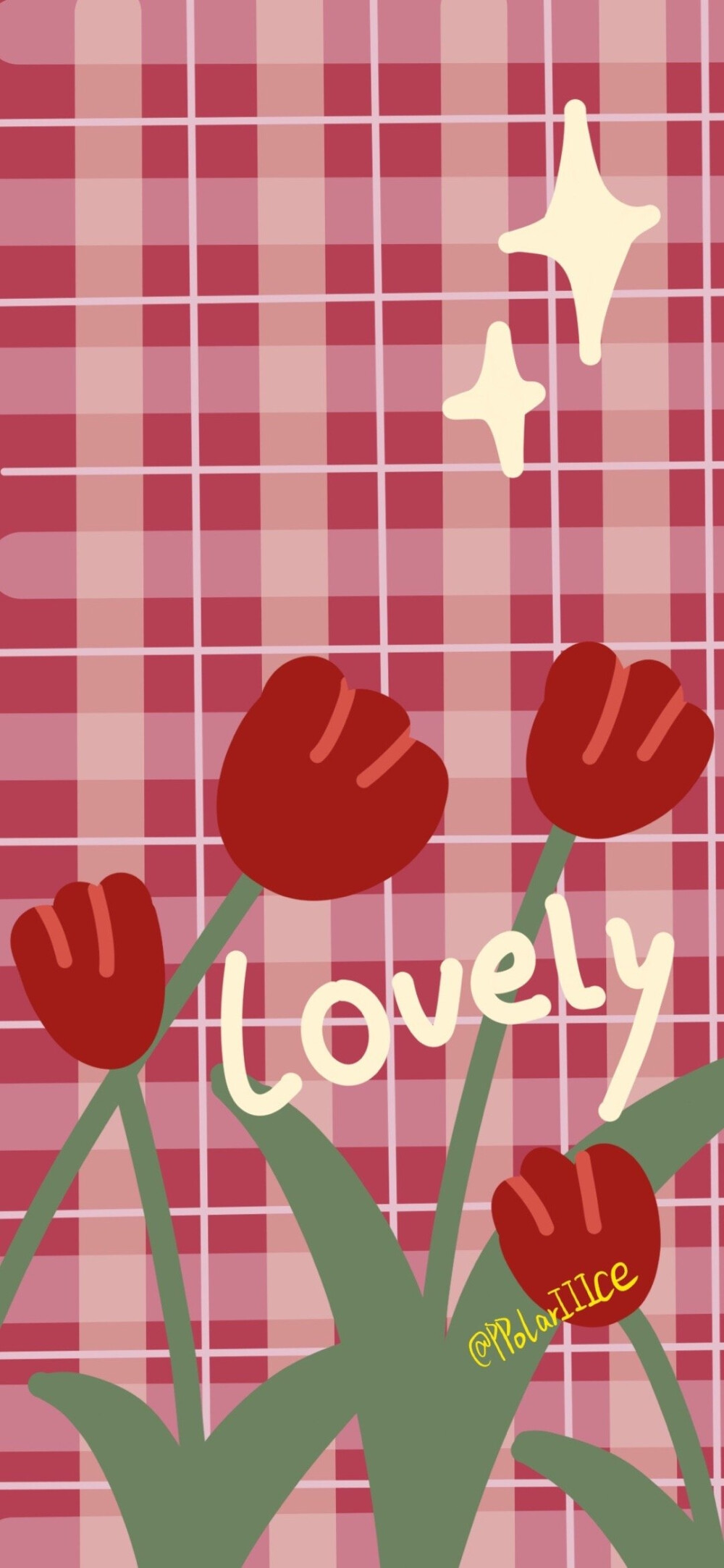 卡通手绘壁纸
方格/郁金香/复古/可爱