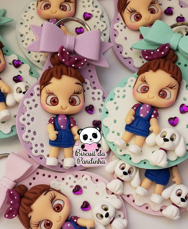 粘土玩偶，ins：biscuitdapandinha