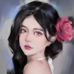 泪痣/氛围感/女生头像/动漫/手绘 - 高清图片,堆糖,美图壁纸兴趣社区