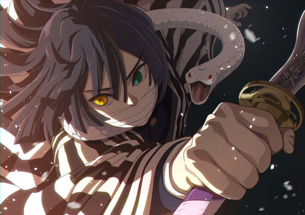 伊黒小芭内壁紙】伊黒小芭内 幕間画webshopくじ A