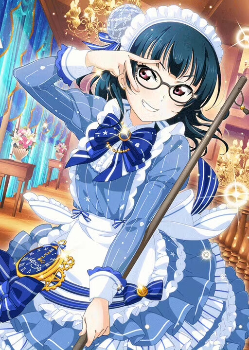 Aqours new UR cards “居家女仆篇” 