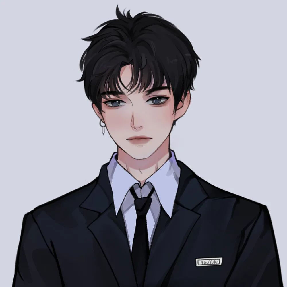 情侣头像 画师:youyulu