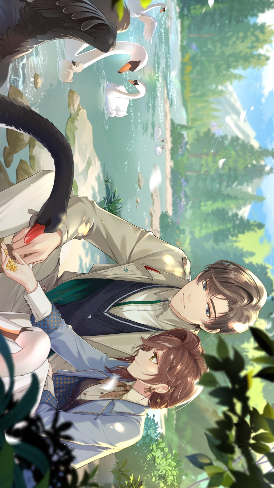 《未定事件簿》左然 图源《未定事件簿》:ssr「惠雨归晴」卡面