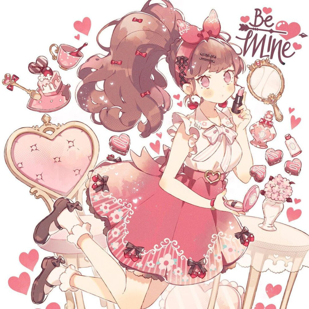 一组可爱头像
画师ins：ekureea ​​​