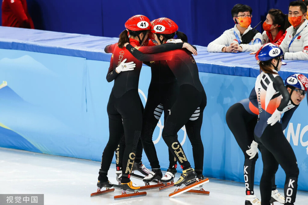 短道速滑女子3000米接力铜牌
2022