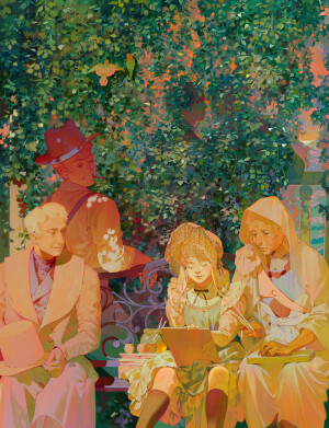 微博画师@小圈点儿w  禁二转商用
我愿称之为色调运用的神