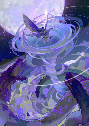 微博画师@小圈点儿w  禁二转商用
朦胧