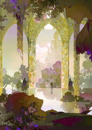 微博画师@小圈点儿w  禁二转商用
朦胧