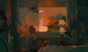 微博画师@小圈点儿w  禁二转商用
朦胧