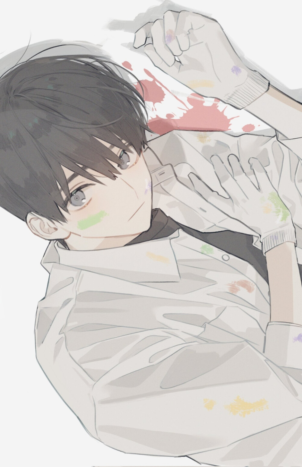 画师twi:san_o_clock ​​​
（自存，来源：wb手绘画画）