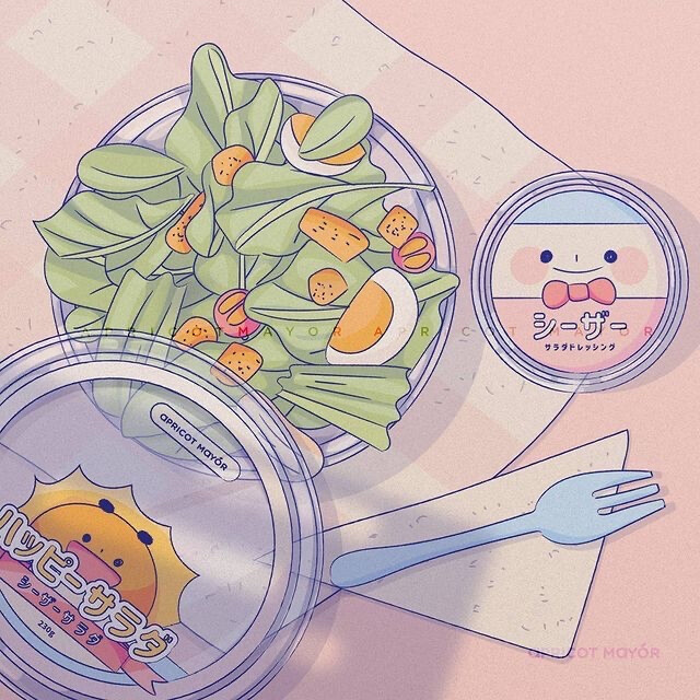 超喜欢的糖果配色的夏日插画
画师：Apricotmayor ​