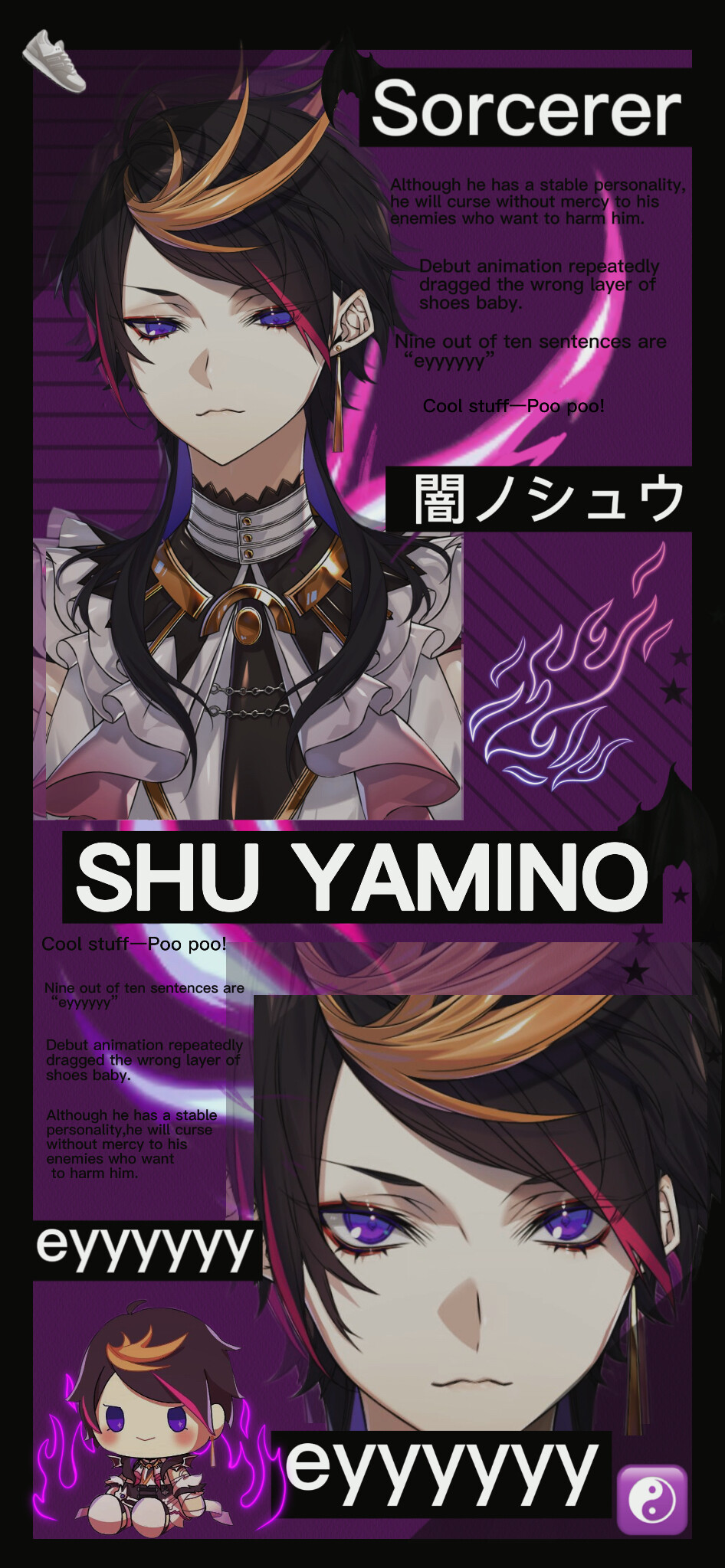 Shu Yamino 自制壁纸 略有改动
NIJISANJI EN
这个尺寸是1:2
抱图请留言