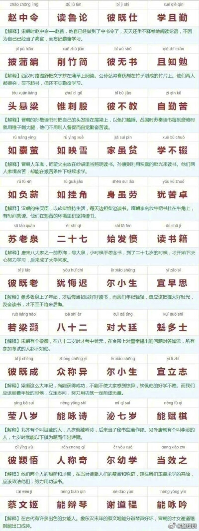 第一次见到这么棒的《三字经 》注解图（图源自网络 侵权删）