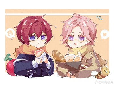 偶像梦幻祭 朱樱司 樱河琥珀
微博@号布谷鸟
