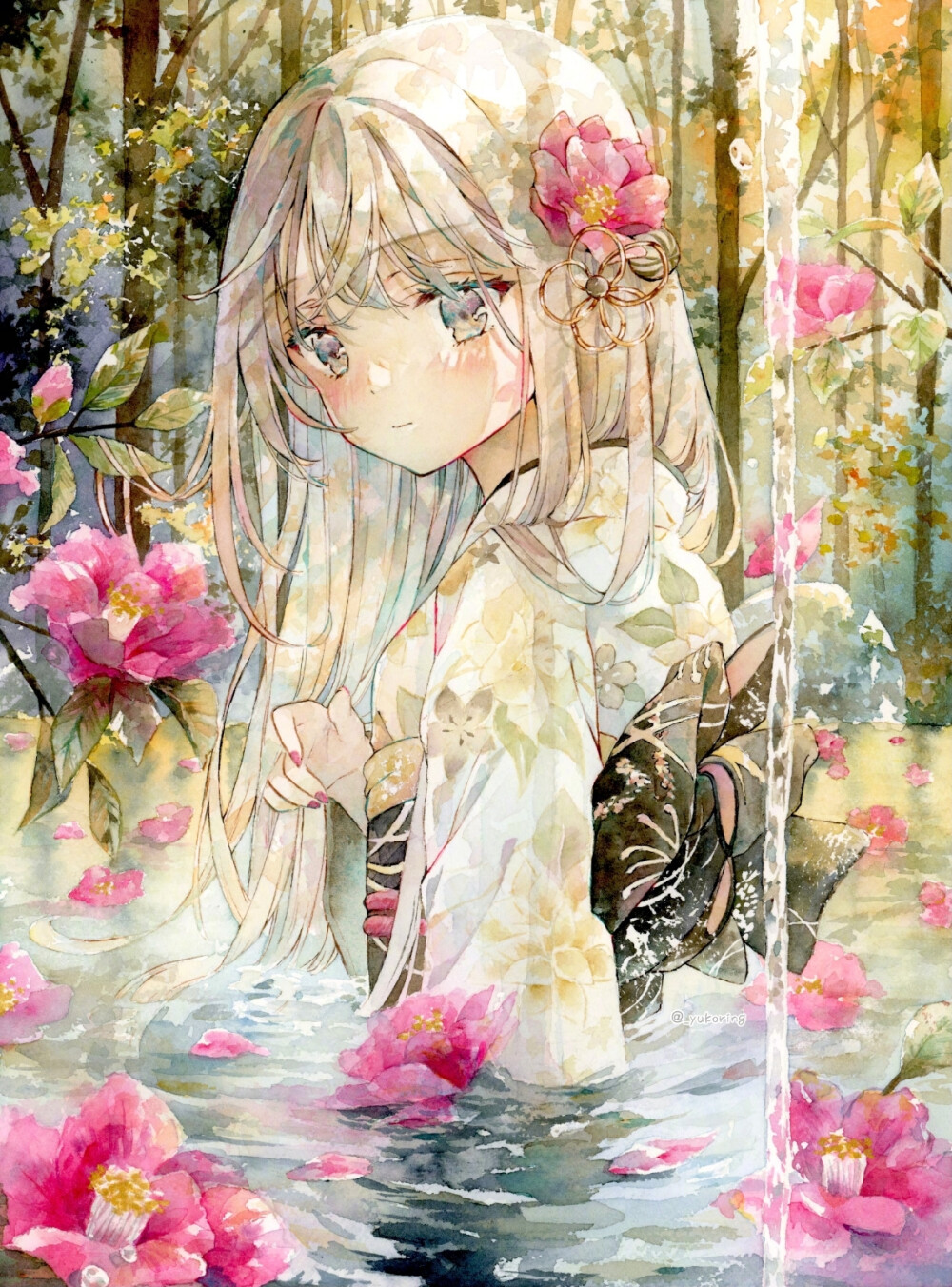 水彩少女
Artist:優子鈴
Twi:_yukoring