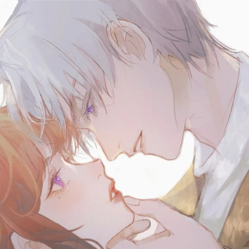 动漫情头温柔 画师：听弦