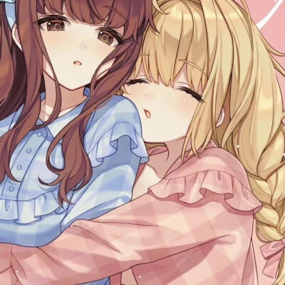 今日漫画闺蜜头像
