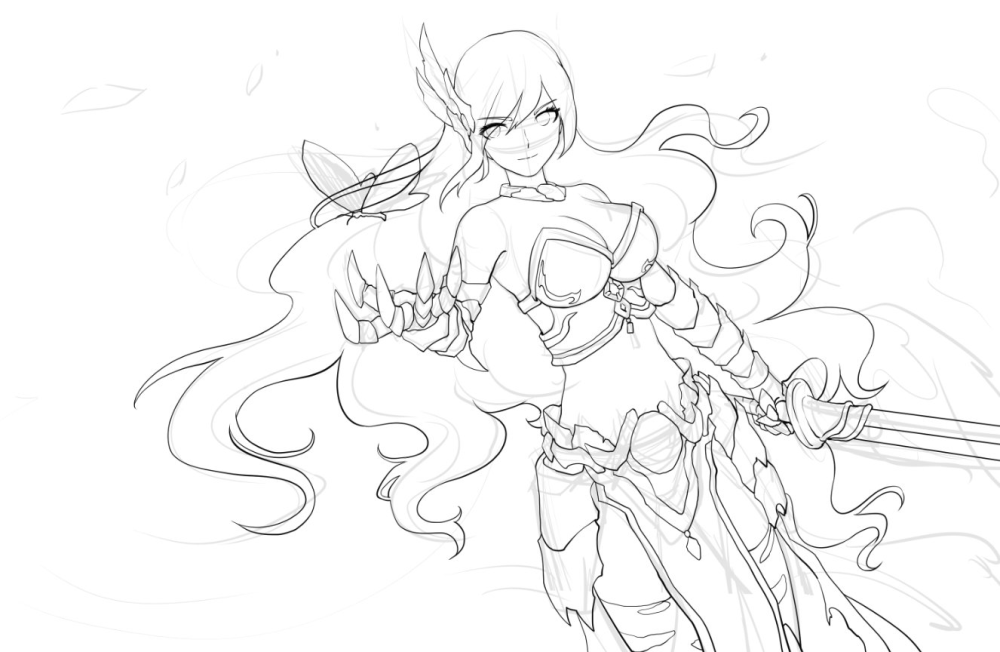 【DNF同人大赏：暗帝】
这就是乌希尔的领头人吗(ゝ∀･)☆
（COLG画师：Zirch）