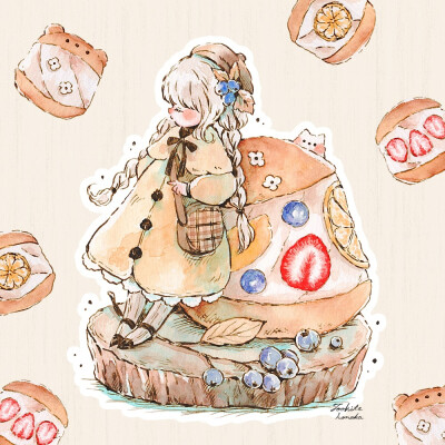 可爱的女孩一组
画师 遠北ほのか
piv：31354217 ​​​