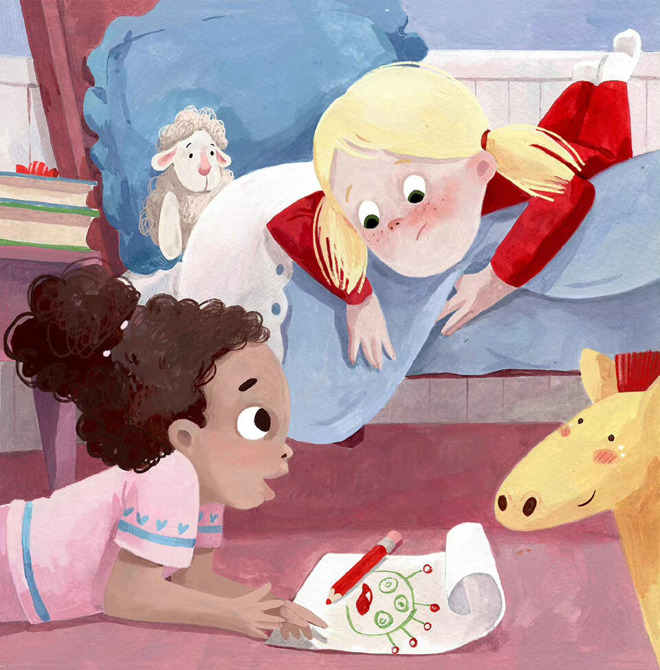 儿童插画，来自 Julia Prokhotskaya ​​​