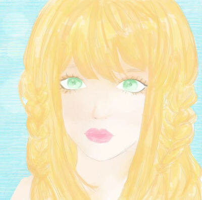 自己画了一点动漫女生头像