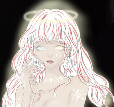 自己画了一点动漫女生头像
