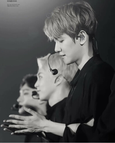 边伯贤/伯贤+看着你微笑，有一道光芒，打在我身上，像一种魔法，是你无心布下的爱情圈套