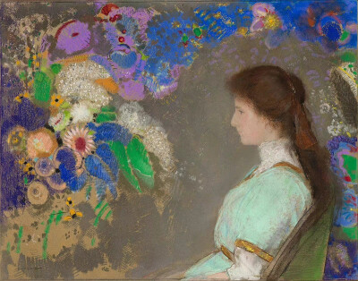 Odilon Redon（奥蒂诺·雷东）
1840－1916 法国象征主义画家
「在绘画中制造寓言，沉浸在自然的宁静里」
