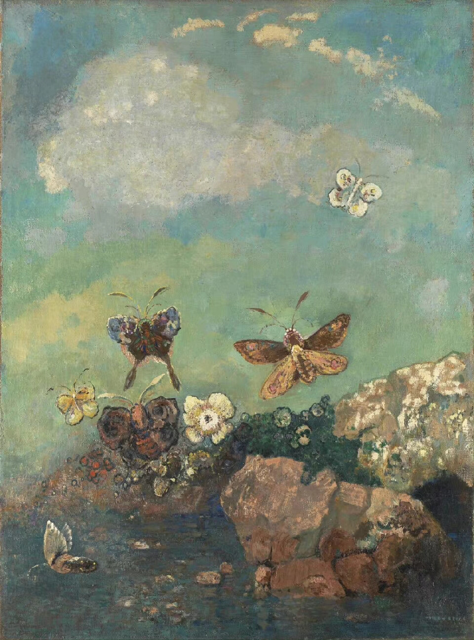 Odilon Redon（奥蒂诺·雷东）
1840－1916 法国象征主义画家
「在绘画中制造寓言，沉浸在自然的宁静里」
