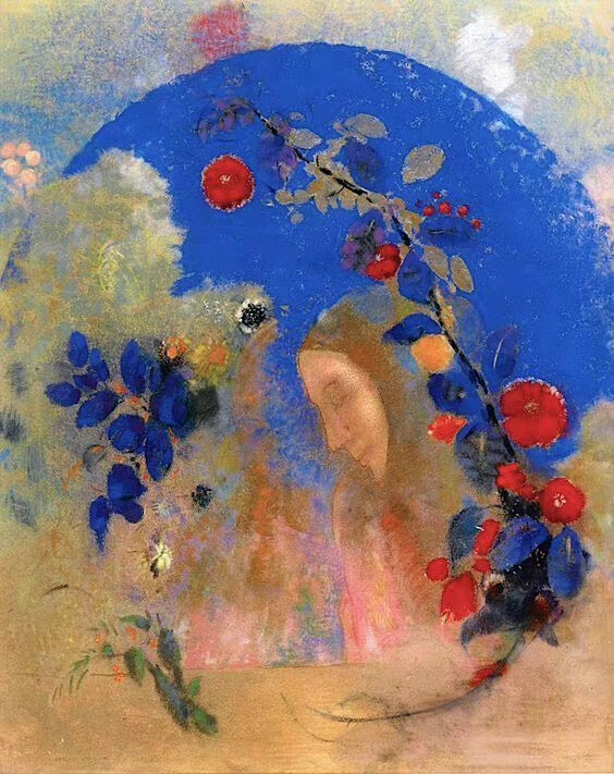 Odilon Redon（奥蒂诺·雷东）
1840－1916 法国象征主义画家
「在绘画中制造寓言，沉浸在自然的宁静里」
