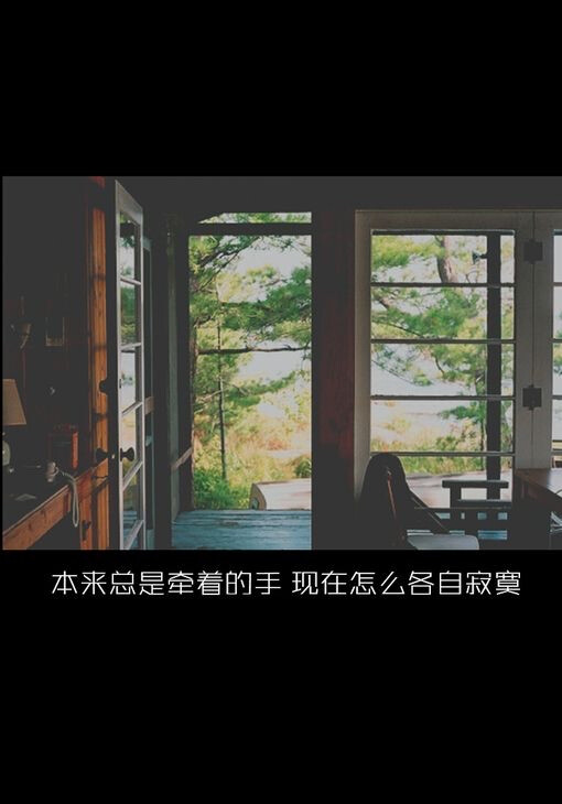 "做个无途的归人，不如做个有梦的乘客"
"文字杂图"