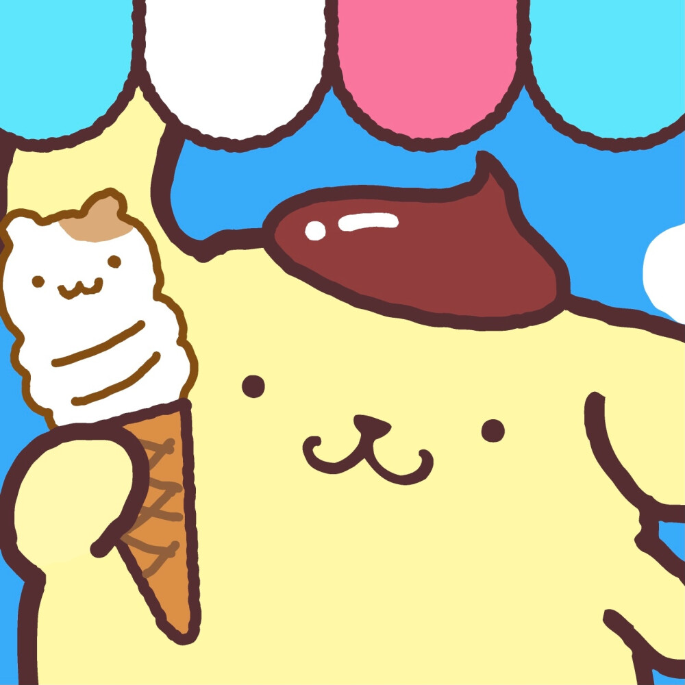 布丁狗 拿图点赞