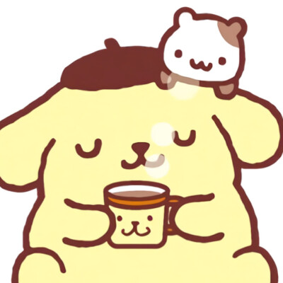 布丁狗拿图点赞