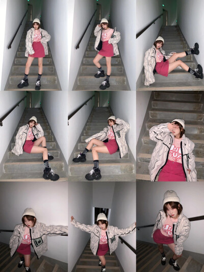 辣妹拍照|36个辣妹后楼梯拍照姿势全分享！