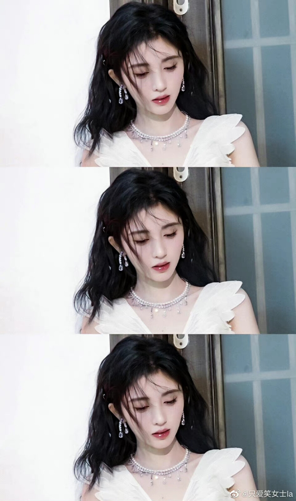 鞠婧祎图源微博08只爱笑女士la - 堆糖,美图壁纸兴趣社区