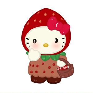 Hello Kitty 可爱全身照！